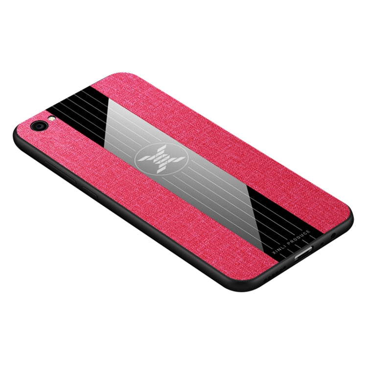 For Vivo X9 XINLI Stitching Cloth Texture Shockproof TPU Protective Case