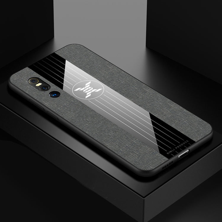 For Vivo X27 XINLI Stitching Cloth Texture Shockproof TPU Protective Case