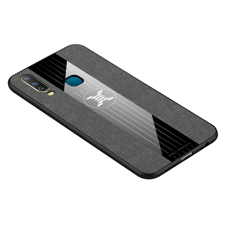 For Vivo Y3 / Y17 XINLI Stitching Cloth Texture Shockproof TPU Protective Case