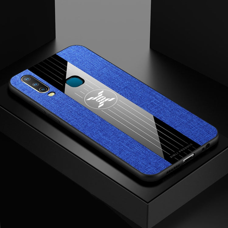 For Vivo Y3 / Y17 XINLI Stitching Cloth Texture Shockproof TPU Protective Case