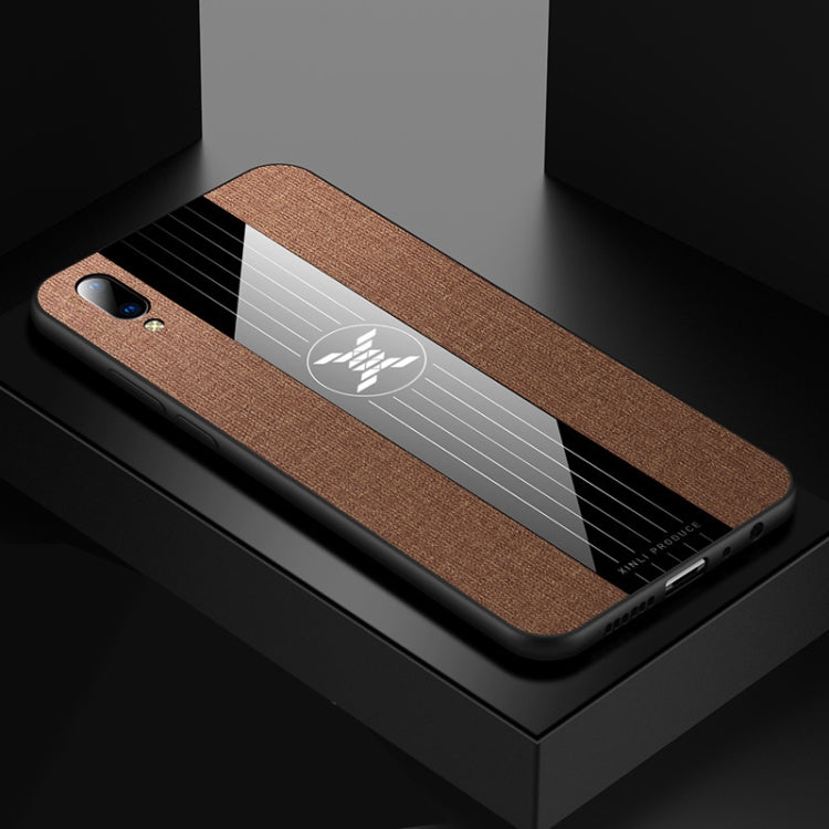 For Vivo Y97 XINLI Stitching Cloth Texture Shockproof TPU Protective Case