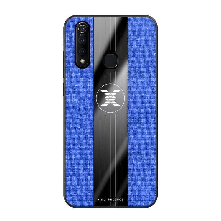 For Vivo Z5X XINLI Stitching Cloth Texture Shockproof TPU Protective Case