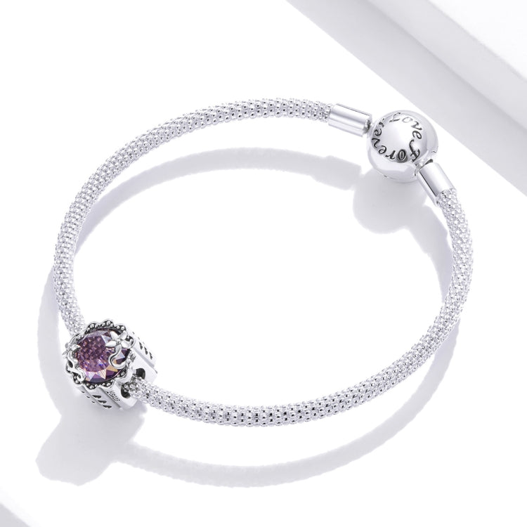 S925 Sterling Silver Simple Hollow Flower Texture Beads DIY Bracelet Necklace Accessories