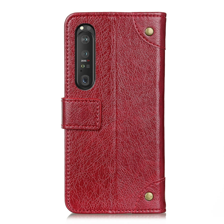 For Sony Xperia 1 III Copper Buckle Nappa Texture Horizontal Flip Leather Case with Holder & Card Slots & Wallet