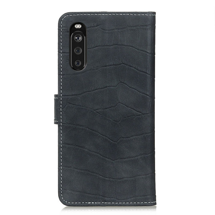 For Sony Xperia 10 III Crocodile Texture Horizontal Flip Leather Case with Holder & Card Slots & Wallet & Photo Frame