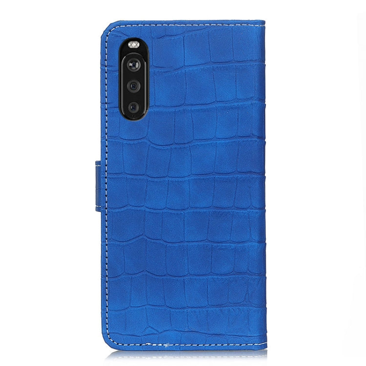 For Sony Xperia 10 III Crocodile Texture Horizontal Flip Leather Case with Holder & Card Slots & Wallet & Photo Frame