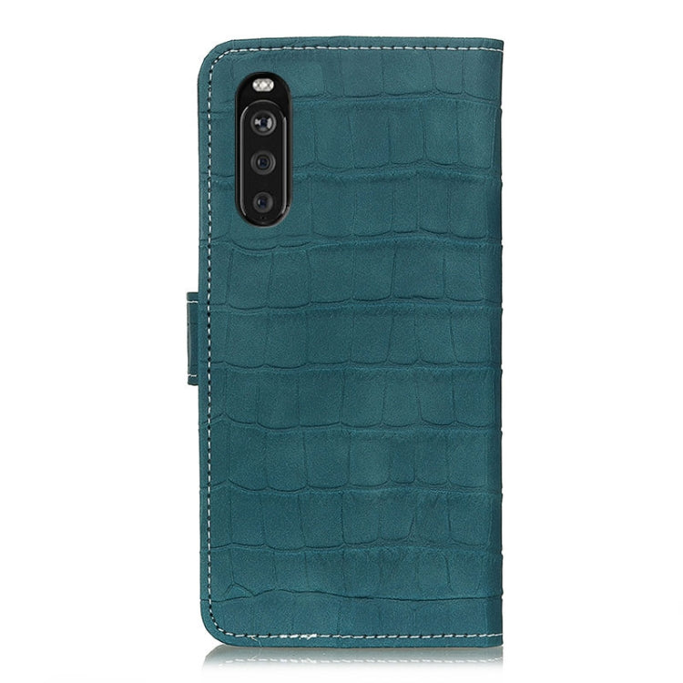 For Sony Xperia 10 III Crocodile Texture Horizontal Flip Leather Case with Holder & Card Slots & Wallet & Photo Frame