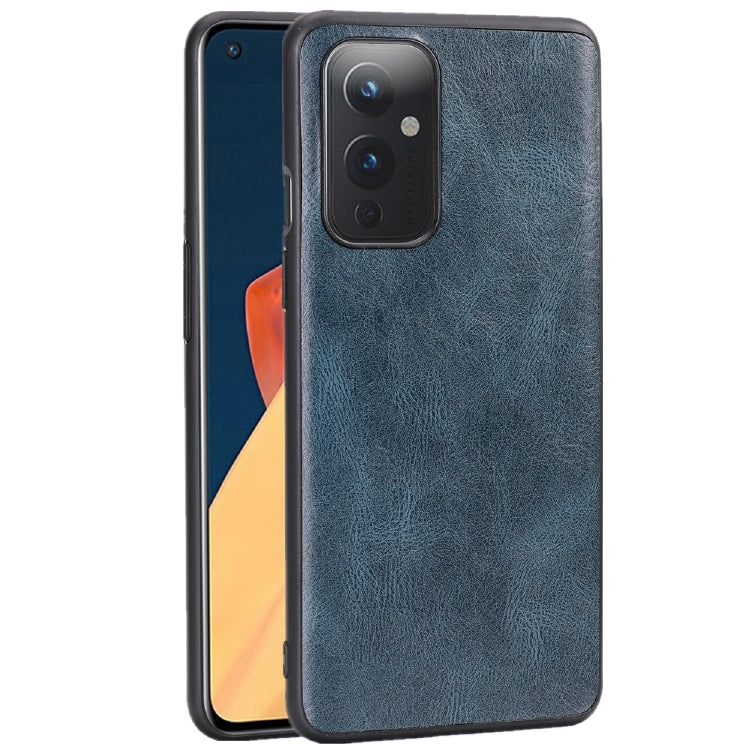 For OnePlus 9 Crazy Horse Textured Calfskin PU+PC+TPU Case