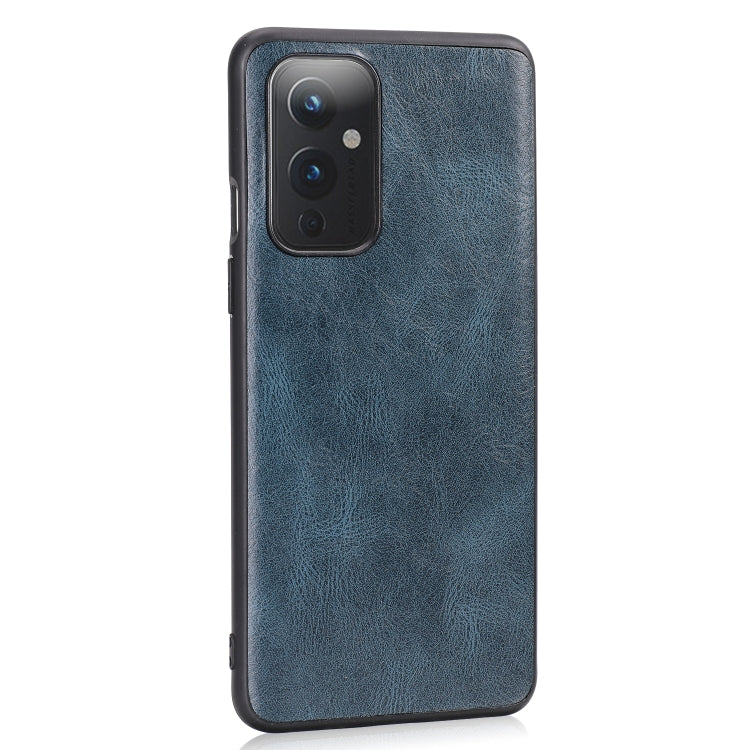 For OnePlus 9 Crazy Horse Textured Calfskin PU+PC+TPU Case