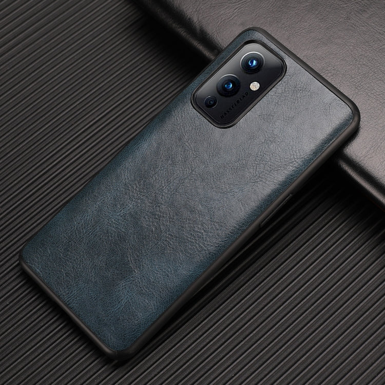 For OnePlus 9 Crazy Horse Textured Calfskin PU+PC+TPU Case