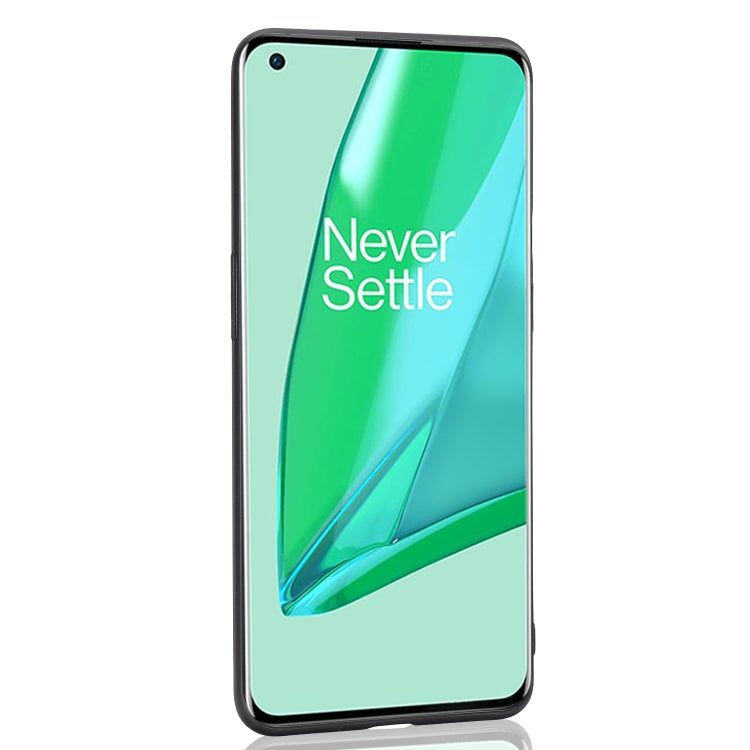 For OnePlus 9 Pro Crazy Horse Textured Calfskin PU+PC+TPU Case
