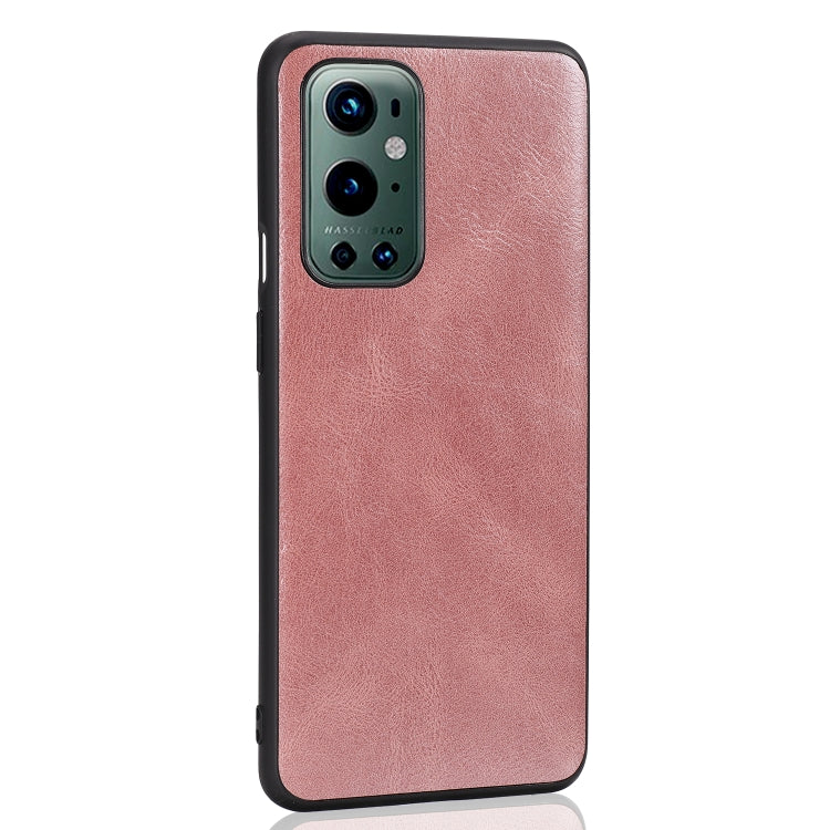 For OnePlus 9 Pro Crazy Horse Textured Calfskin PU+PC+TPU Case