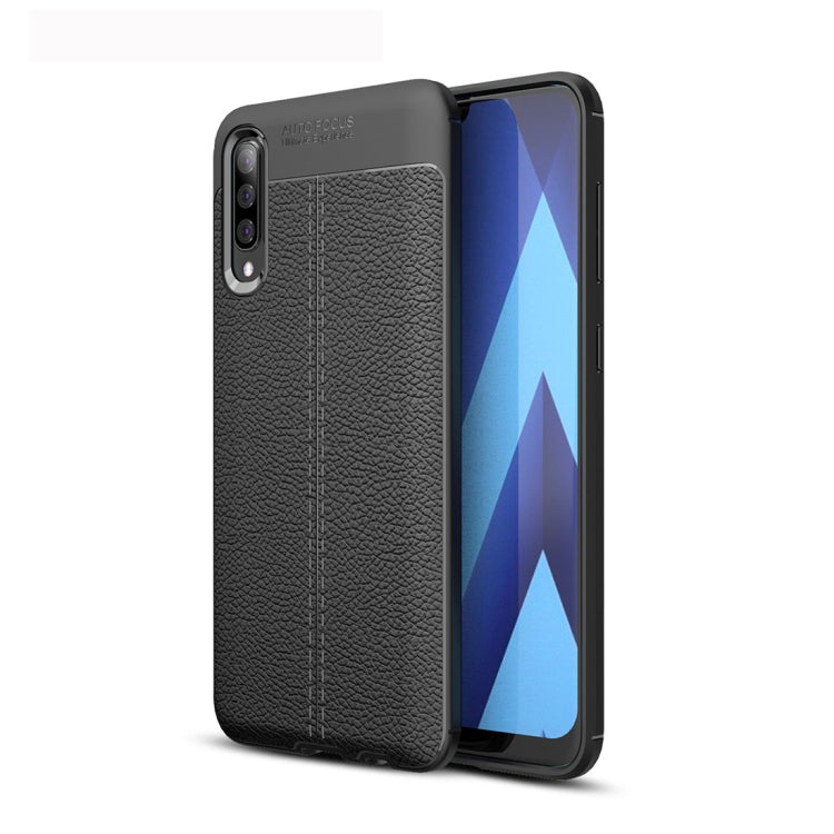 For Galaxy A70 / A70s Galaxy Litchi Texture TPU Shockproof Case