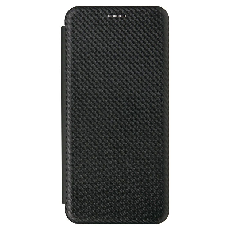 For alcatel 1S (2021) Carbon Fiber Texture Horizontal Flip TPU + PC + PU Leather Case with Card Slot