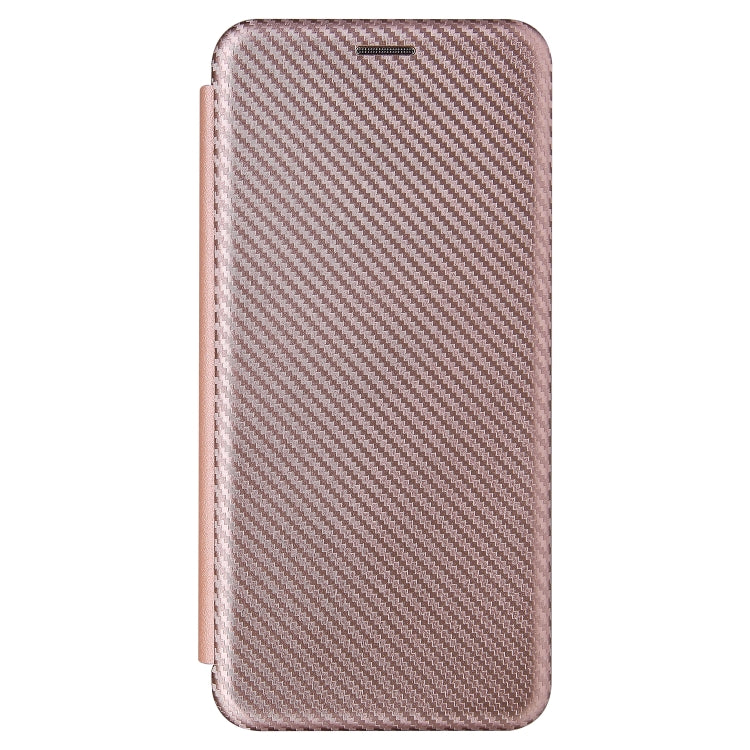 For alcatel 1S (2021) Carbon Fiber Texture Horizontal Flip TPU + PC + PU Leather Case with Card Slot