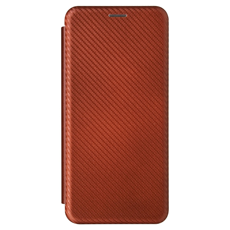 For alcatel 1S (2021) Carbon Fiber Texture Horizontal Flip TPU + PC + PU Leather Case with Card Slot
