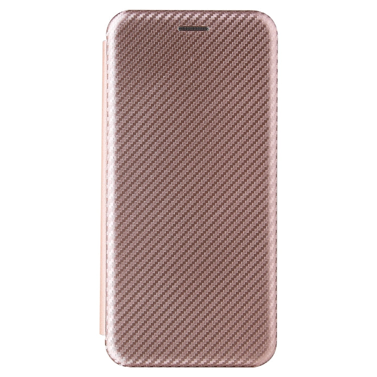 For Huawei P50 Pro Carbon Fiber Texture Horizontal Flip TPU + PC + PU Leather Case with Card Slot