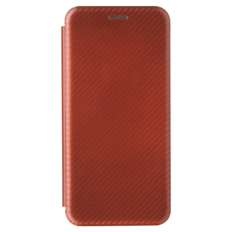 For Huawei P50 Pro Carbon Fiber Texture Horizontal Flip TPU + PC + PU Leather Case with Card Slot