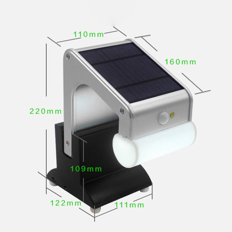 Solar Power Waterproof Human Body Induction 6-modes Remote Control Light with Bluetooth Speaker Base
