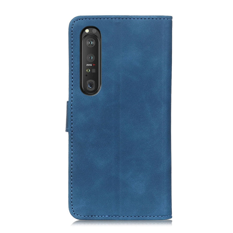 For Sony Xperia 1 III KHAZNEH Retro Texture PU + TPU Horizontal Flip Leather Case with Holder & Card Slots & Wallet
