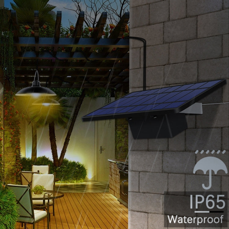 2 in 1 Solar Light Landscape Courtyard Corridor Lighting 32-LED Retro Chandelier, Light Color:Warm Light