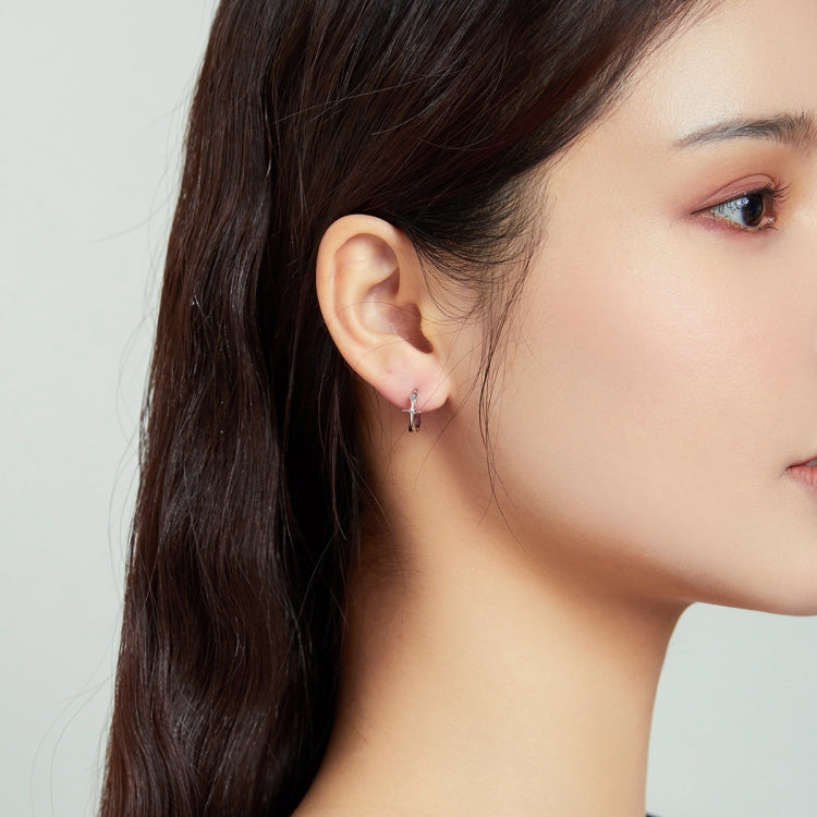 S925 Sterling Silver Shining Star Ear Buckle Women Earrings
