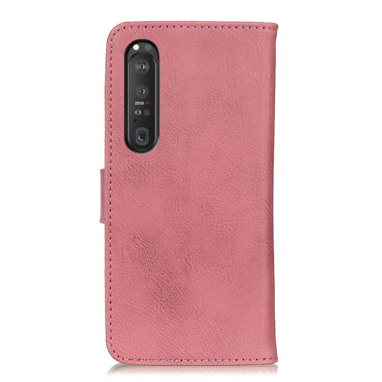 For Sony Xperia 1 III KHAZNEH Cowhide Texture Horizontal Flip Leather Case with Holder & Card Slots & Wallet