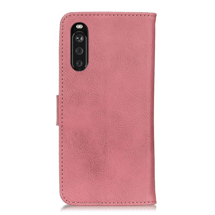 For Sony Xperia 10 III KHAZNEH Cowhide Texture Horizontal Flip Leather Case with Holder & Card Slots & Wallet