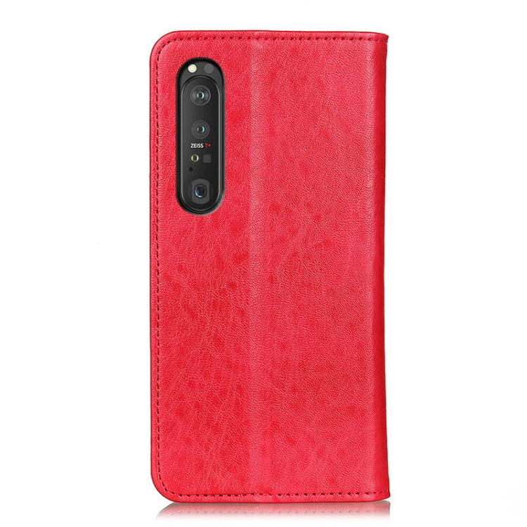 For Sony Xperia 1 III Magnetic Crazy Horse Texture Horizontal Flip Leather Case with Holder & Card Slots & Wallet