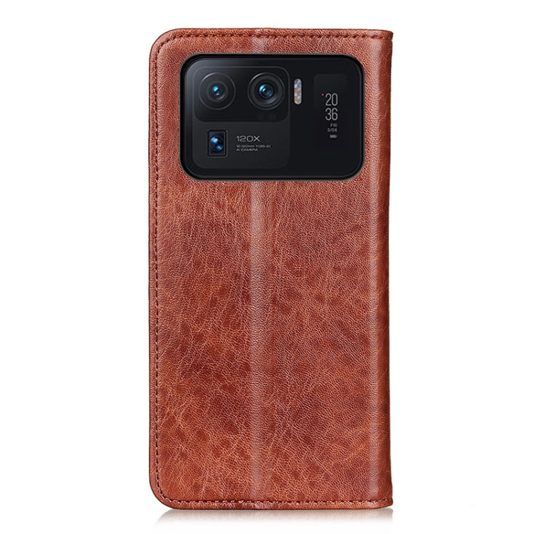 For Xiaomi Mi 11 Ultra Magnetic Crazy Horse Texture Horizontal Flip Leather Case with Holder & Card Slots & Wallet