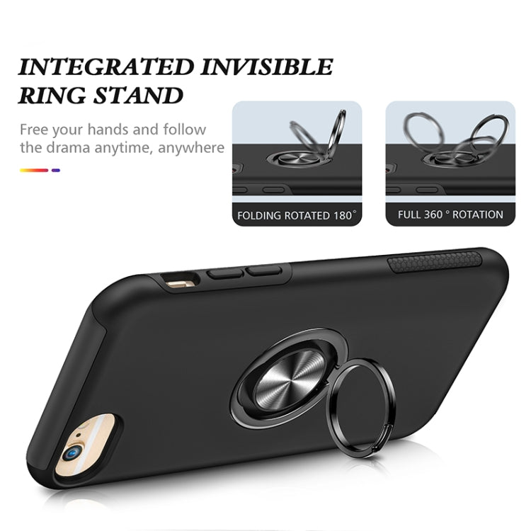 Magnetic Ring Kickstand Shockproof Phone Case For iPhone 6