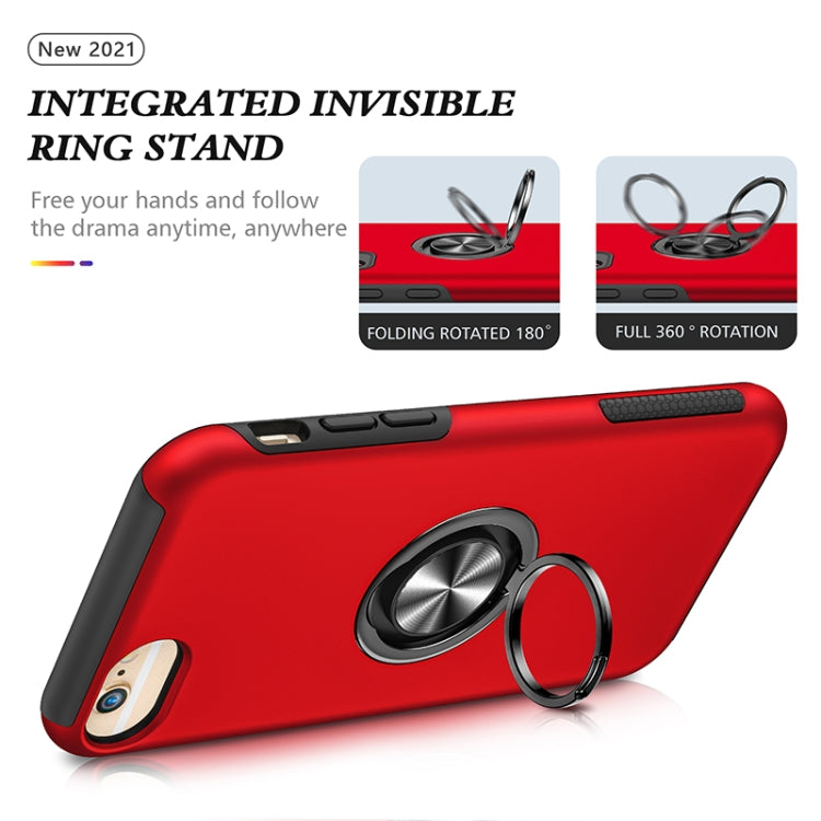 Magnetic Ring Kickstand Shockproof Phone Case For iPhone 6
