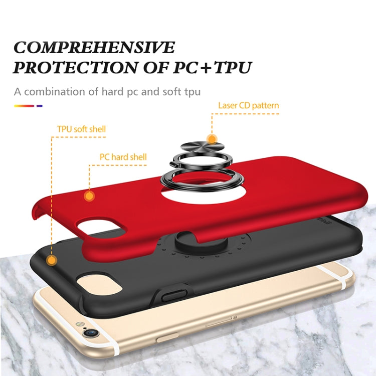 Magnetic Ring Kickstand Shockproof Phone Case For iPhone 6