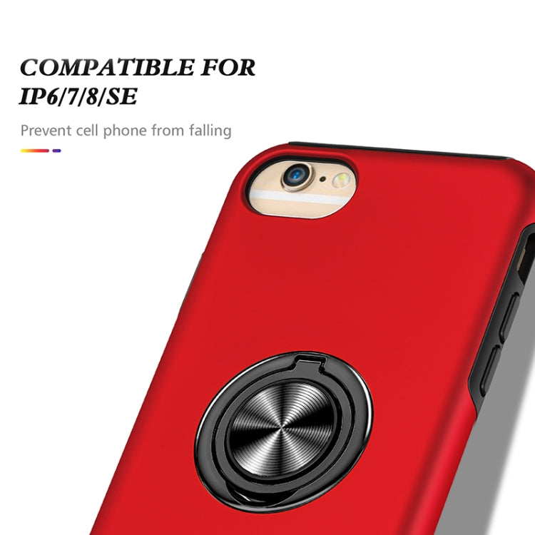 Magnetic Ring Kickstand Shockproof Phone Case For iPhone 6