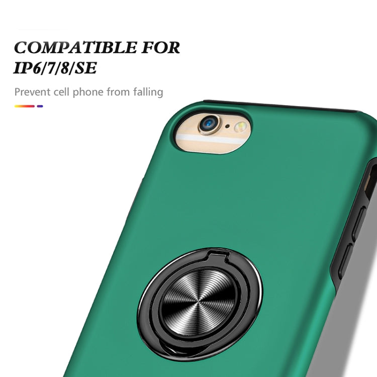 Magnetic Ring Kickstand Shockproof Phone Case For iPhone 6