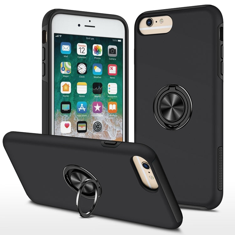 Magnetic Ring Kickstand Shockproof Phone Case For iPhone 6 Plus