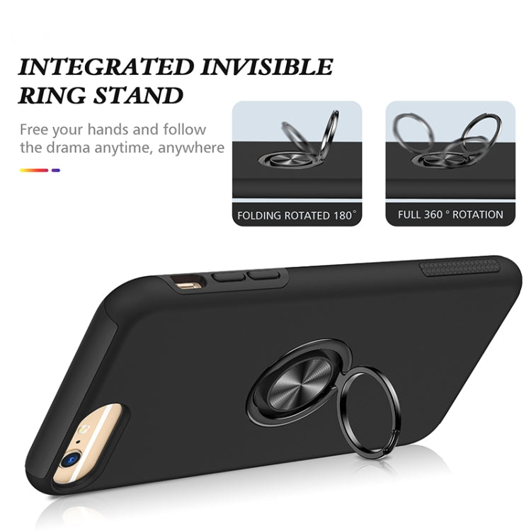 Magnetic Ring Kickstand Shockproof Phone Case For iPhone 6 Plus