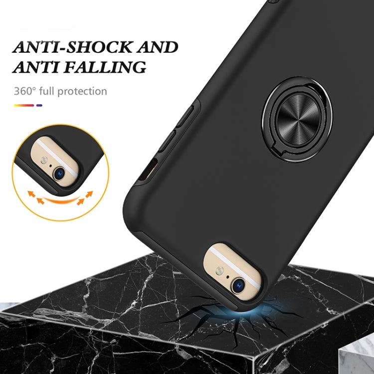 Magnetic Ring Kickstand Shockproof Phone Case For iPhone 6 Plus