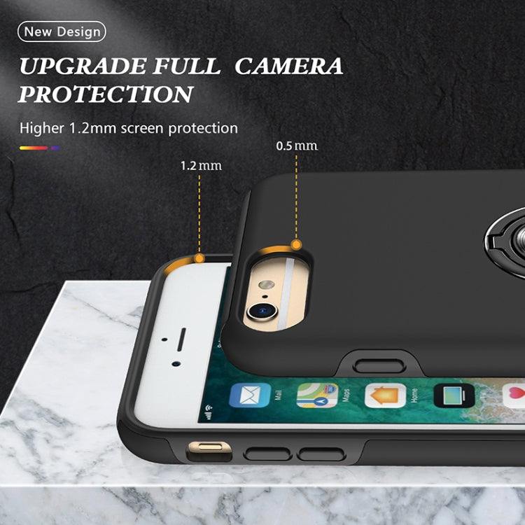 Magnetic Ring Kickstand Shockproof Phone Case For iPhone 6 Plus