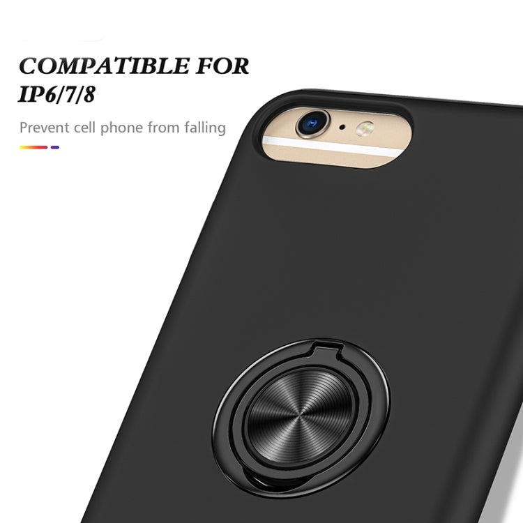Magnetic Ring Kickstand Shockproof Phone Case For iPhone 6 Plus