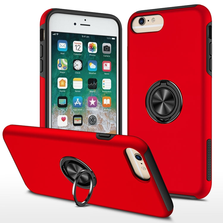 Magnetic Ring Kickstand Shockproof Phone Case For iPhone 6 Plus