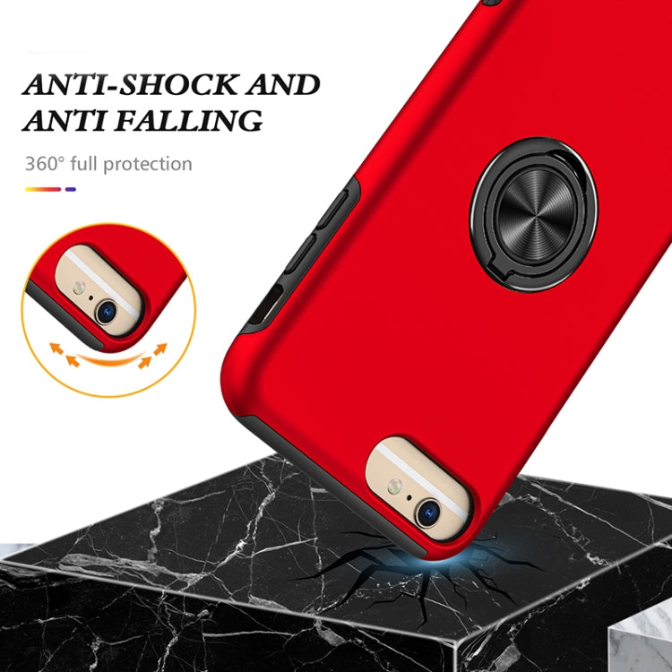 Magnetic Ring Kickstand Shockproof Phone Case For iPhone 6 Plus