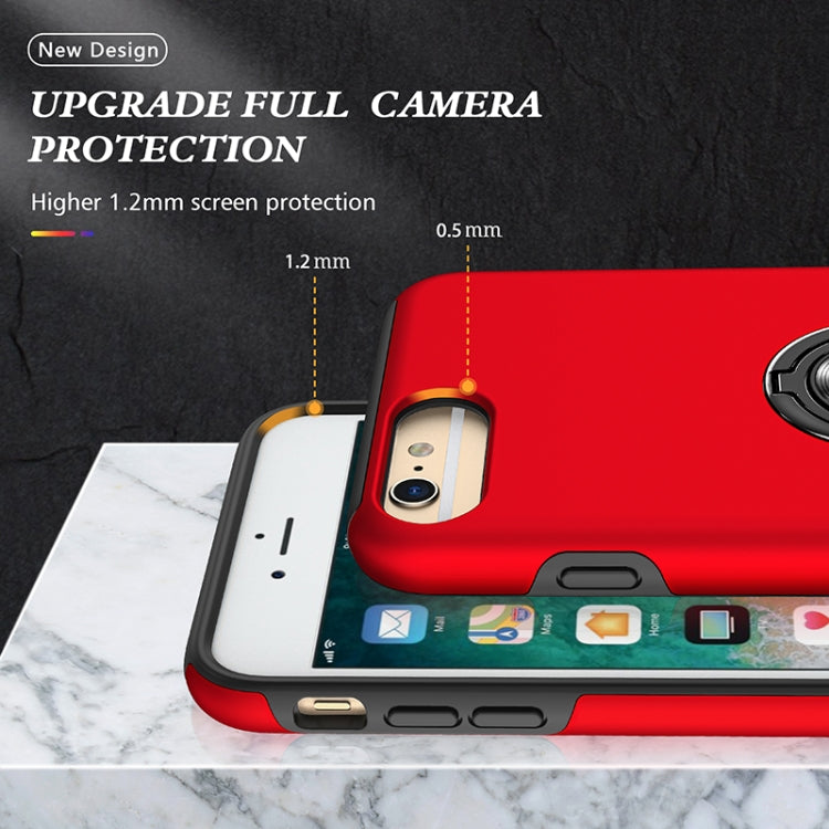 Magnetic Ring Kickstand Shockproof Phone Case For iPhone 6 Plus