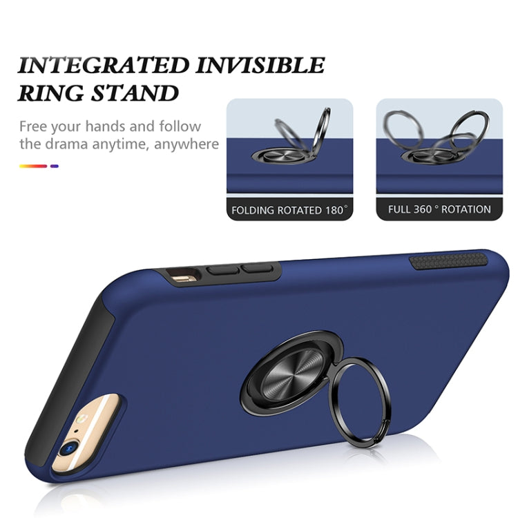 Magnetic Ring Kickstand Shockproof Phone Case For iPhone 6 Plus