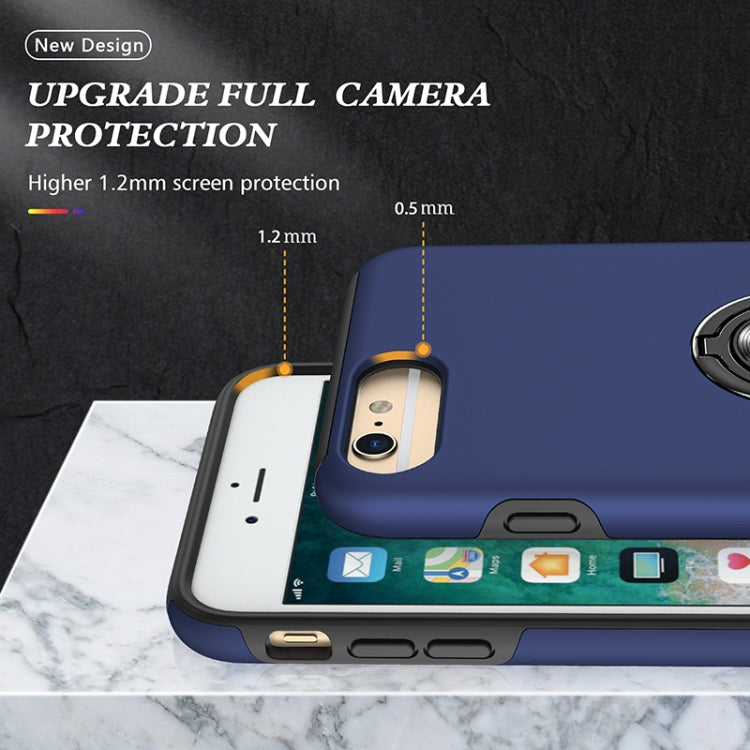 Magnetic Ring Kickstand Shockproof Phone Case For iPhone 6 Plus