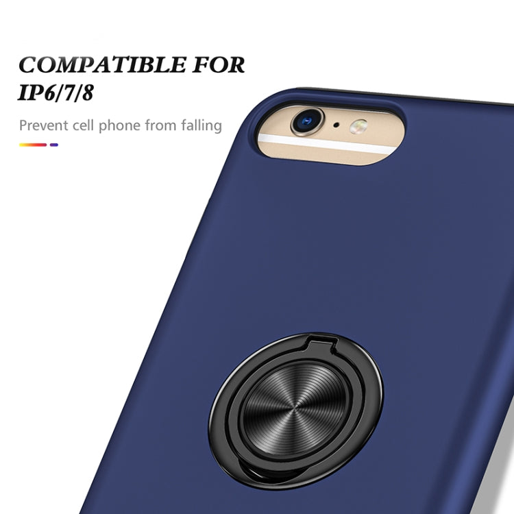 Magnetic Ring Kickstand Shockproof Phone Case For iPhone 6 Plus