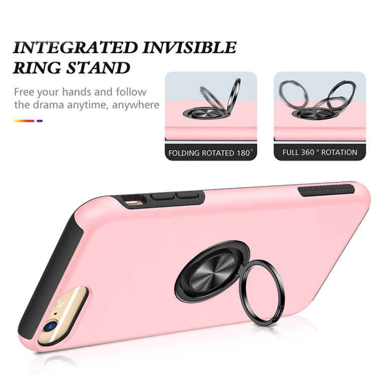 Magnetic Ring Kickstand Shockproof Phone Case For iPhone 6 Plus