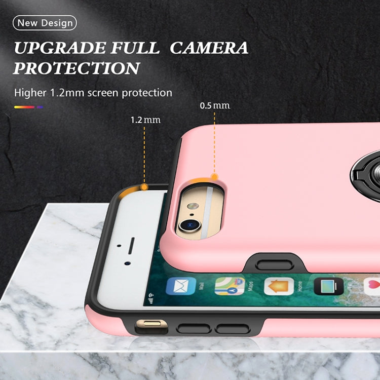 Magnetic Ring Kickstand Shockproof Phone Case For iPhone 6 Plus