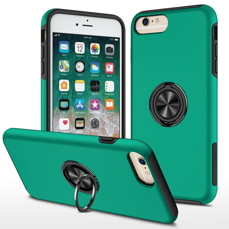 Magnetic Ring Kickstand Shockproof Phone Case For iPhone 6 Plus