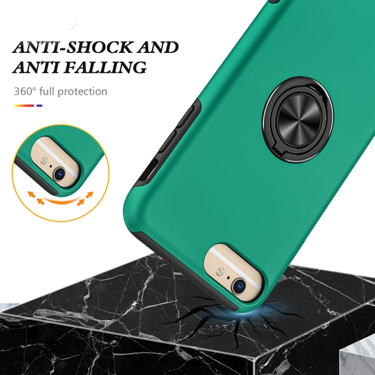 Magnetic Ring Kickstand Shockproof Phone Case For iPhone 6 Plus